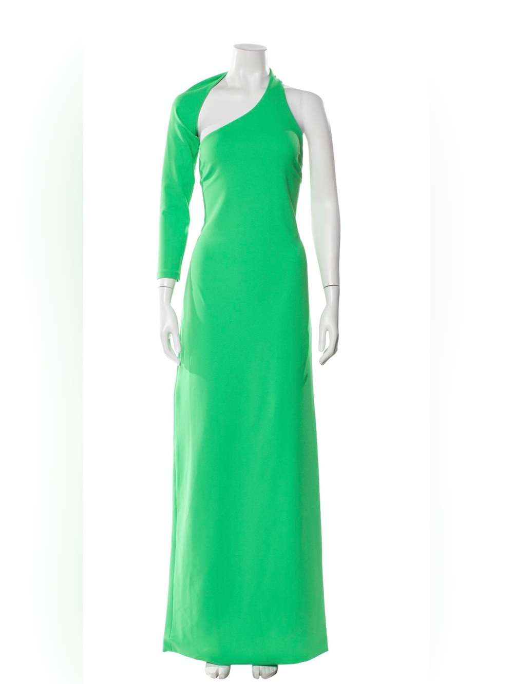 Solace London Saren Green One Shoulder Maxi Gown Formal Dress NWOT Size 6 - Picture 5 of 8